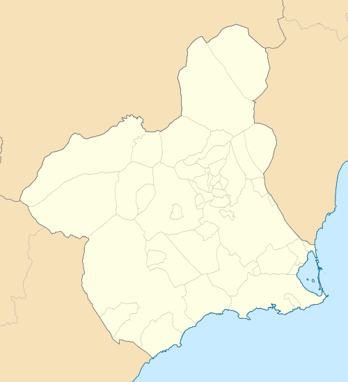 Mapa geográfico real de la Región de Murcia con relieve, carreteras y municipios